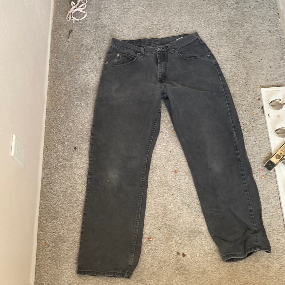 black wrangler jeans
